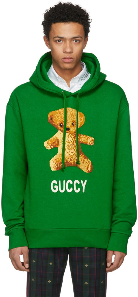 gucci teddy bear jumper replica|gucci hoodie scam.